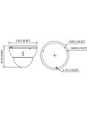 VIP Vision Ultimate AI Series 4.0MP Motorised Vandal Dome (8~32mm lens) - VSIPU-4DIRM-IZ