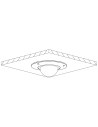 VIP Vision Ultimate AI Series 4.0MP Motorised Vandal Dome (8~32mm lens) - VSIPU-4DIRM-IZ