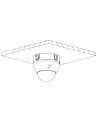 VIP Vision Ultimate AI Series 4.0MP Motorised Vandal Dome (8~32mm lens) - VSIPU-4DIRM-IZ
