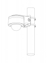 VIP Vision Ultimate AI Series 4.0MP Motorised Vandal Dome (8~32mm lens) - VSIPU-4DIRM-IZ