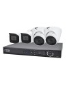 VIP Vision Pro Series 4 Camera 8.0MP Motorised Bullet & Dome IP Surveillance Kit