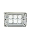 Switch Grid Plate 6 Gang - White