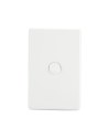 Standard Single Light Switch 1 Gang 240V - White