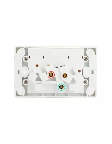 Standard Double Power Point 240V - WhiteESW150