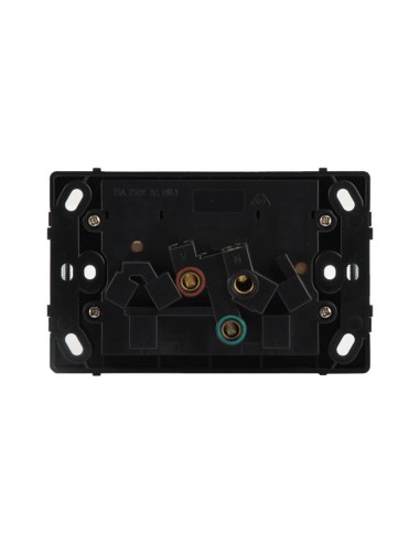 Standard Double Power Point 240v - BlackESW150B