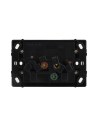 Standard Double Power Point 240v - Black