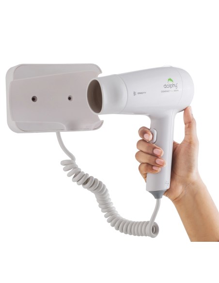 Dolphy Plaza Wall Mount Hair Dryer 1800W - Hot DPHD0017