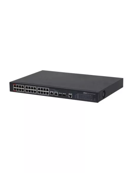 Dahua 26-Port Managed 24 Port POE Switch - DH-PFS4226-24ET-360 Dahua 26-Port Managed 24 Port POE Switch - DH-PFS4226-24ET-360