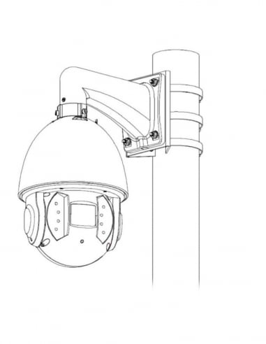 Dahua Pole Mount Bracket - DH-AC-PFA150DH-AC-PFA150