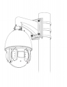 Dahua Pole Mount Bracket - DH-AC-PFA150