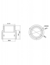 Dahua Mount Adapter - DH-AC-PFA110