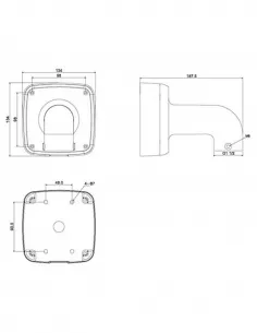 Dahua Wall Mount Bracket with IP66 Junction Box 2