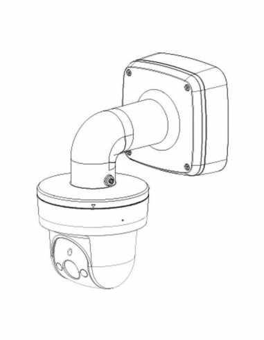 Dahua Wall Mount Bracket with IP66 Junction Box - DH-AC-PFB302S