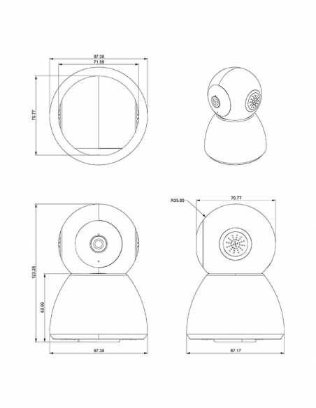 Watchguard Force 2MP 1080p IR 10m Two-way Audio WGF-PTZC