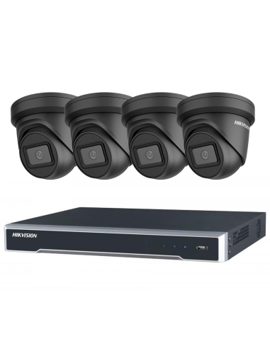 Hikvision 4CH NVR 3TB 4x PoE 8MP/4K 2.8MM Dome Cam CCTV Kit