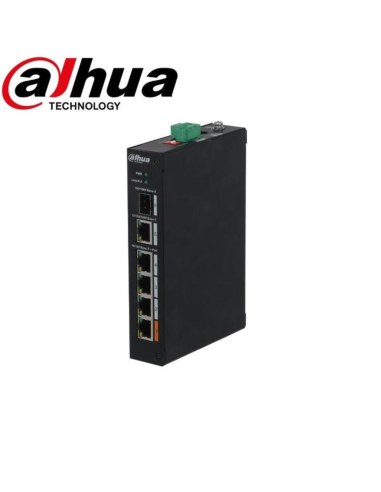 Dahua 4-Port PoE Switch (Unmanaged) - DH-PFS3106-4ET-60-V2