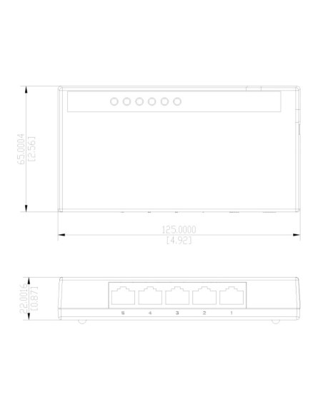VIP Vision 5 Port Unmanaged Gigabit Ethernet VSETH-SW5G2 VIP Vision 5 Port Unmanaged Gigabit Ethernet VSETH-SW5G2