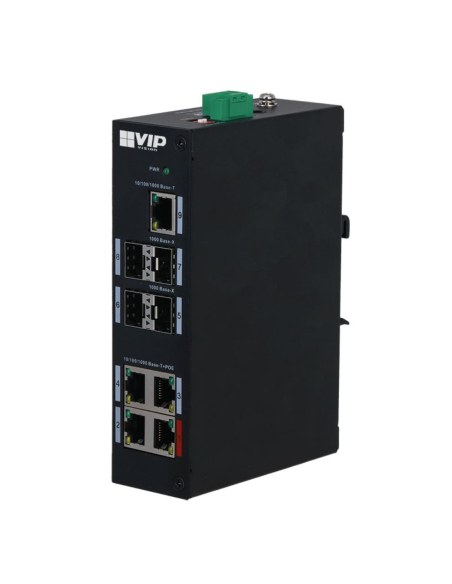 VIP Vision 9-port Unmanaged Gigabit Fibre Access VSETH-SW9GF2
