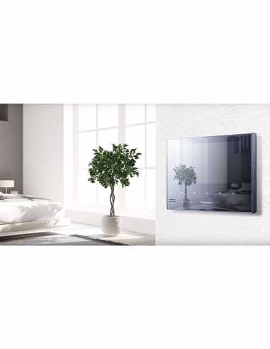 Video intercom mirror monitor installation-1