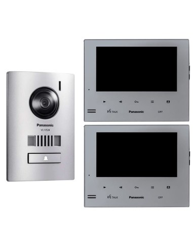 Panasonic VL-SV75AZ Video Intercom Kit with 2 silver monitors