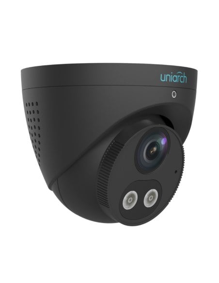 UNV Tri-guard Black 8MP 4K Turret Network Camera IPC-T1P8-AF28KC-B