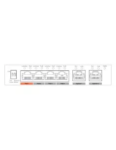 VIP Vision 4-port Unmanaged Fast Hi-PoE Ethernet Switch - VSPOE-SWA4F 2