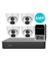 Uniarch 4CH KIT with 6MP 4 X Starlight Fixed Turret Network Camera (In a Kit Box) - UNIA-Kit-UNA-4062W by Uniview