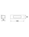 Fumagali Nina 7.5W Recessed LED Lamp (Grey) - FU-NIN-7G