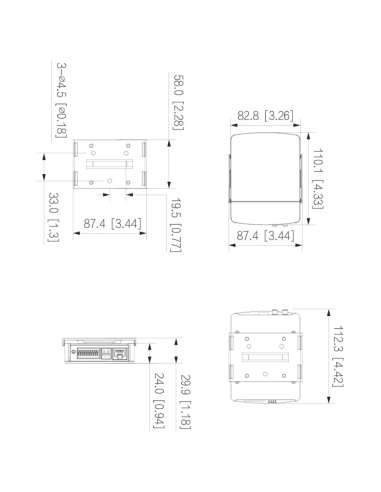 VIP Vision Pinhole Series 4.0MP Pinhole Camera - VSIPPH-4M