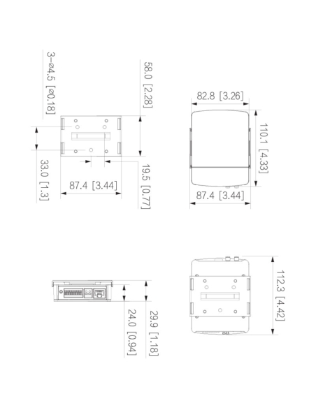 VIP Vision Pinhole Series 4.0MP Pinhole Camera - VSIPPH-4M