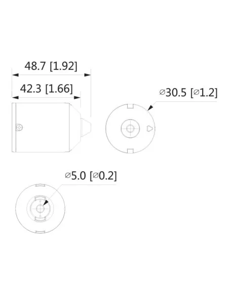 VIP Vision Pinhole Series 4.0MP Pinhole Camera - VSIPPH-4L VIP Vision Pinhole Series 4.0MP Pinhole Camera - VSIPPH-4L