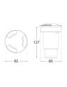Fumagalli Ceci 6W In-Ground LED Lamp (Black) - FU-CEC-6B