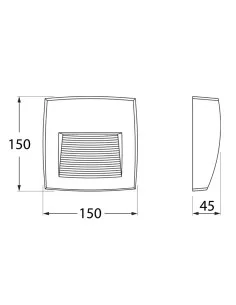 Fumagalli Lorenza 3W Surface LED Lamp (Grey) - FU-LOR-3GFU-LOR-3G 2