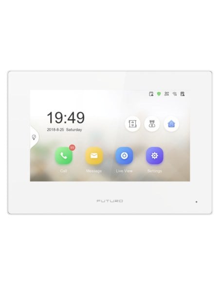 FUTURO IP Intercom KIT 7" Monitor and Surface FIP-KIT-SMW