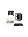 FUTURO IP Intercom KIT 7" Monitor and Flush Mount Door Station with POE Switch - White