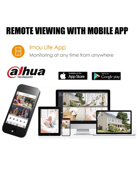 Imou 8ch NVR With 2TB HDD and 3MP IP Camera IMOU KIT/N18P-2T/4-IPC-T33P-PL