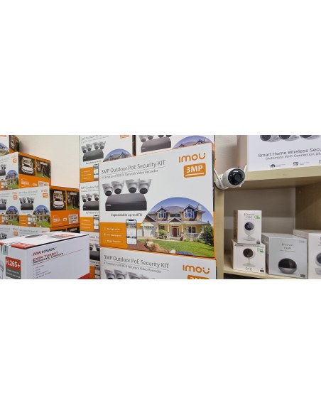 Imou 8ch NVR With 2TB HDD and 3MP IP Camera IMOU KIT/N18P-2T/4-IPC-T33P-PL