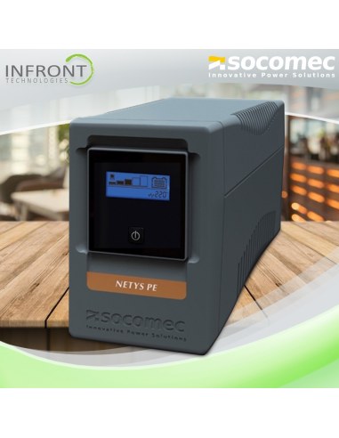 Socomec UPS up to 50 Minute Battery Backup NeTYS PE 1500VA 900W NPE-1500-LCD-AU - AU Warranty