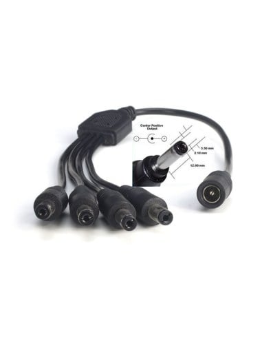 Genuine Swann 1 to 4 Way Power Cable Splitter SR-DCSP-1F4M-E1