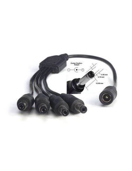 Genuine Swann 1 to 4 Way Power Cable Splitter SR-DCSP-1F4M-E1