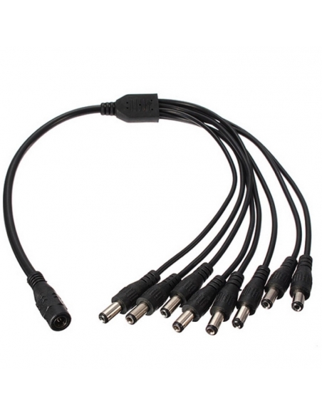 Genuine Swann 1 to 8 Way Power Cable Splitter SR-DCSP-1F8M-E1