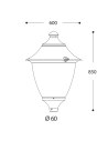 Fumagalli Gino 60W Classic LED Lamp (Black) - FU-GIN-60B