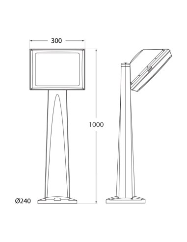 Fumagalli Pina 18W Bulkhead LED Bollard (Black) - FU-PIN-18B