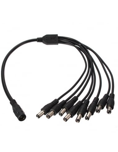 Genuine Swann 1 to 8 Way Power Cable Splitter SR-DCSP-1F8M-FSP