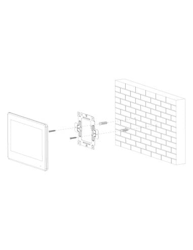 VIP Vision Touchscreen 2-Wire Residential Series INTIPMON2W2