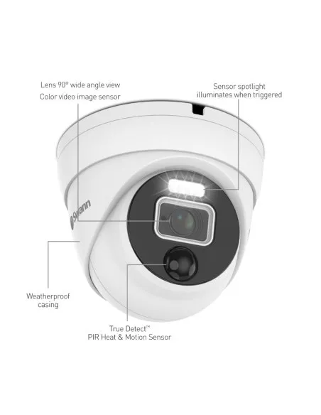 Swann 12MP IP Add-on Dome Camera with Built-in SWNHD-1200D Swann 12MP IP Add-on Dome Camera with Built-in SWNHD-1200D