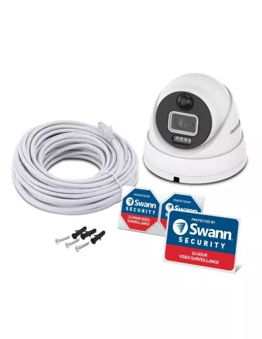 Swann 12MP IP Add-on Dome Camera with Built-in SWNHD-1200D