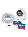 Swann 12MP IP Add-on Dome Camera with Built-in Mic - 90° 4.5mm Lens & Spotlight - SWNHD-1200D