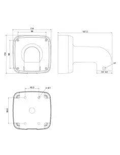 Right Angle Wall Mount Camera Bracket - VSBKTB302S-2VSBKTB302S-2 2