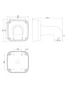 Right Angle Wall Mount Camera Bracket - VSBKTB302S-2